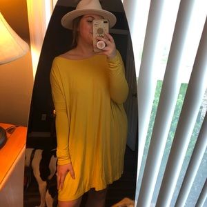 Yellow piko dress 💛
